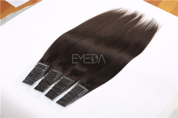 Russian hair cold shades double drawn tape hair extensions zj0019